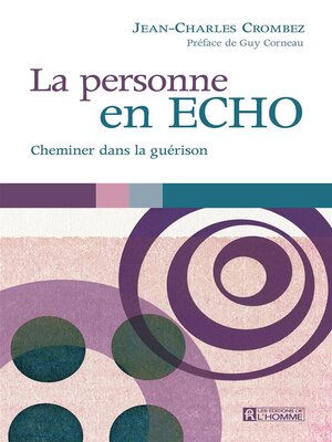 cover image of La personne en écho